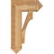 Ekena Millwork Westlake Arts & Crafts Rough Sawn Bracket, Western Red Cedar, 6"W x 18"D x 30"H BKT06X18X30WTL03RWR - alternate 4